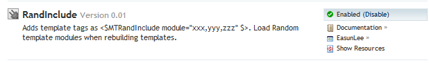 RandInclude plugin